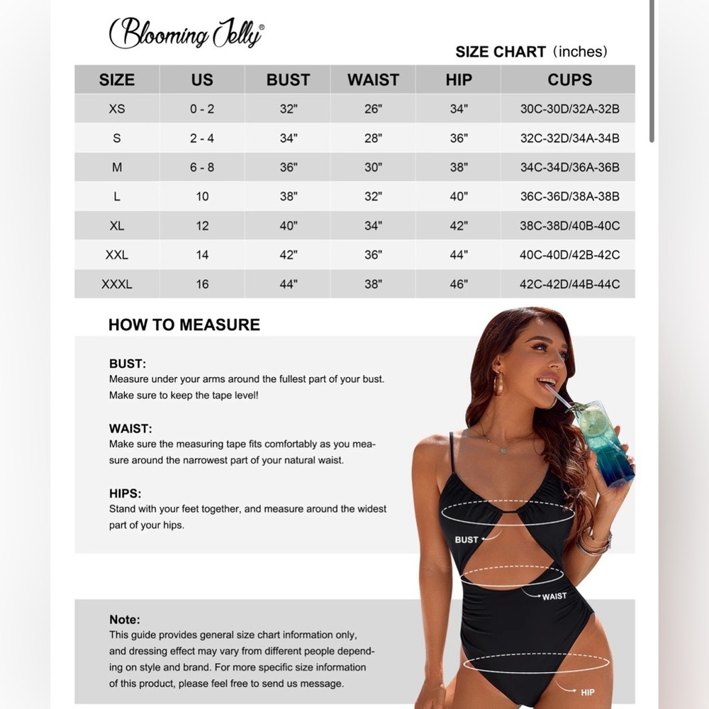 Tummy Control One-Piece Swimsuit NWT - Picture 3 of 6